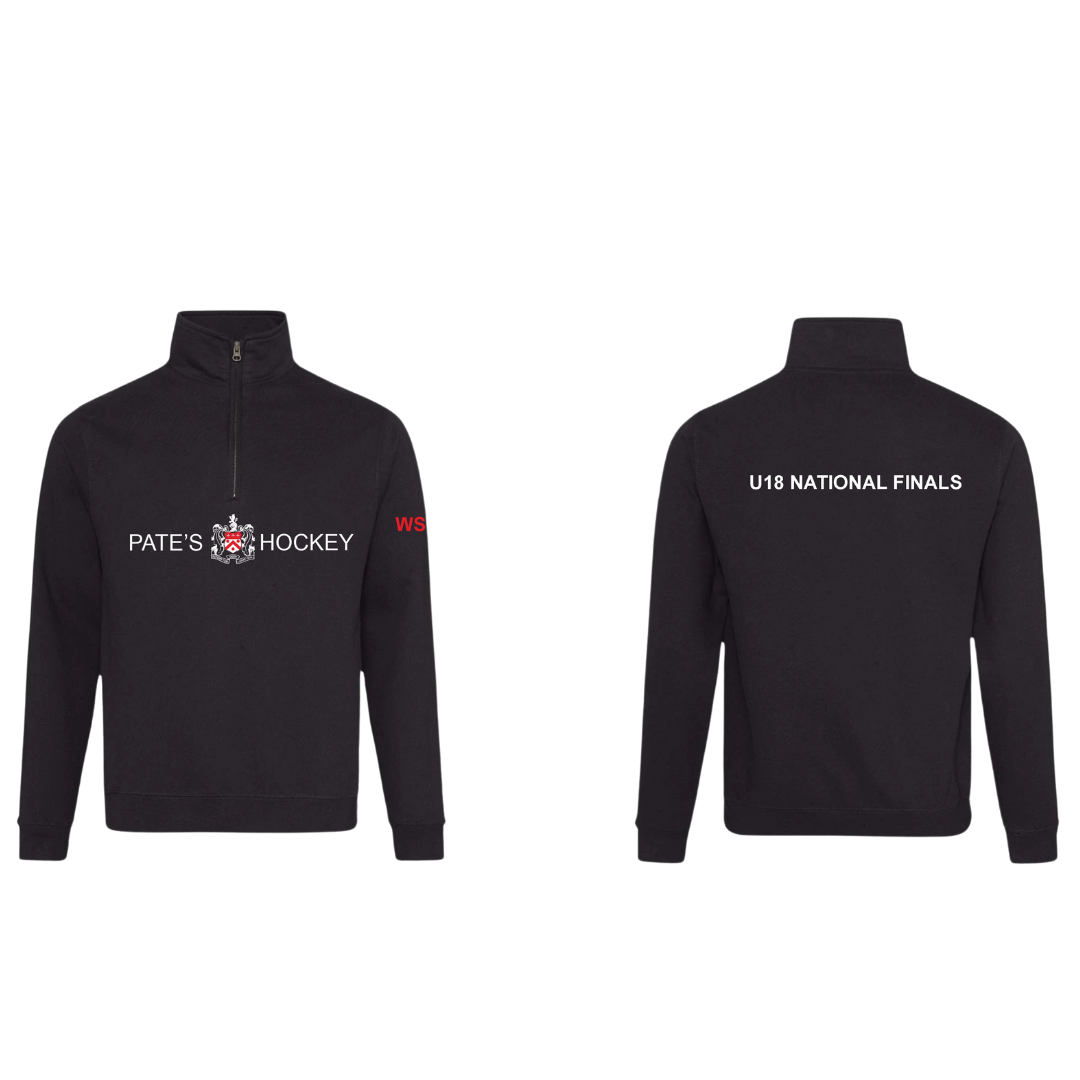 Pates Grammar School U18 Nationals 1/4 Zip (JH046)