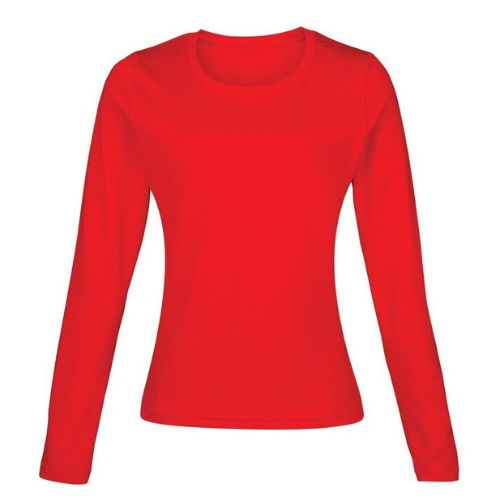 Rhino Baselayer Longsleeve Red Womens