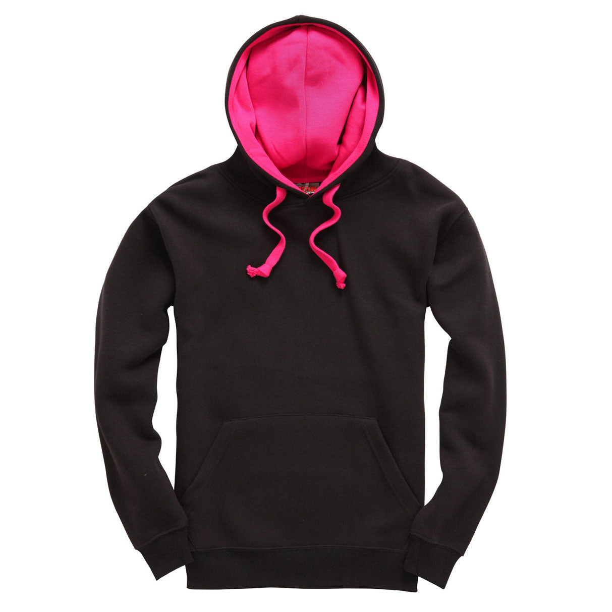 Leavers Hoodie (W73) - Black/Fuschia - Navy/Grey
