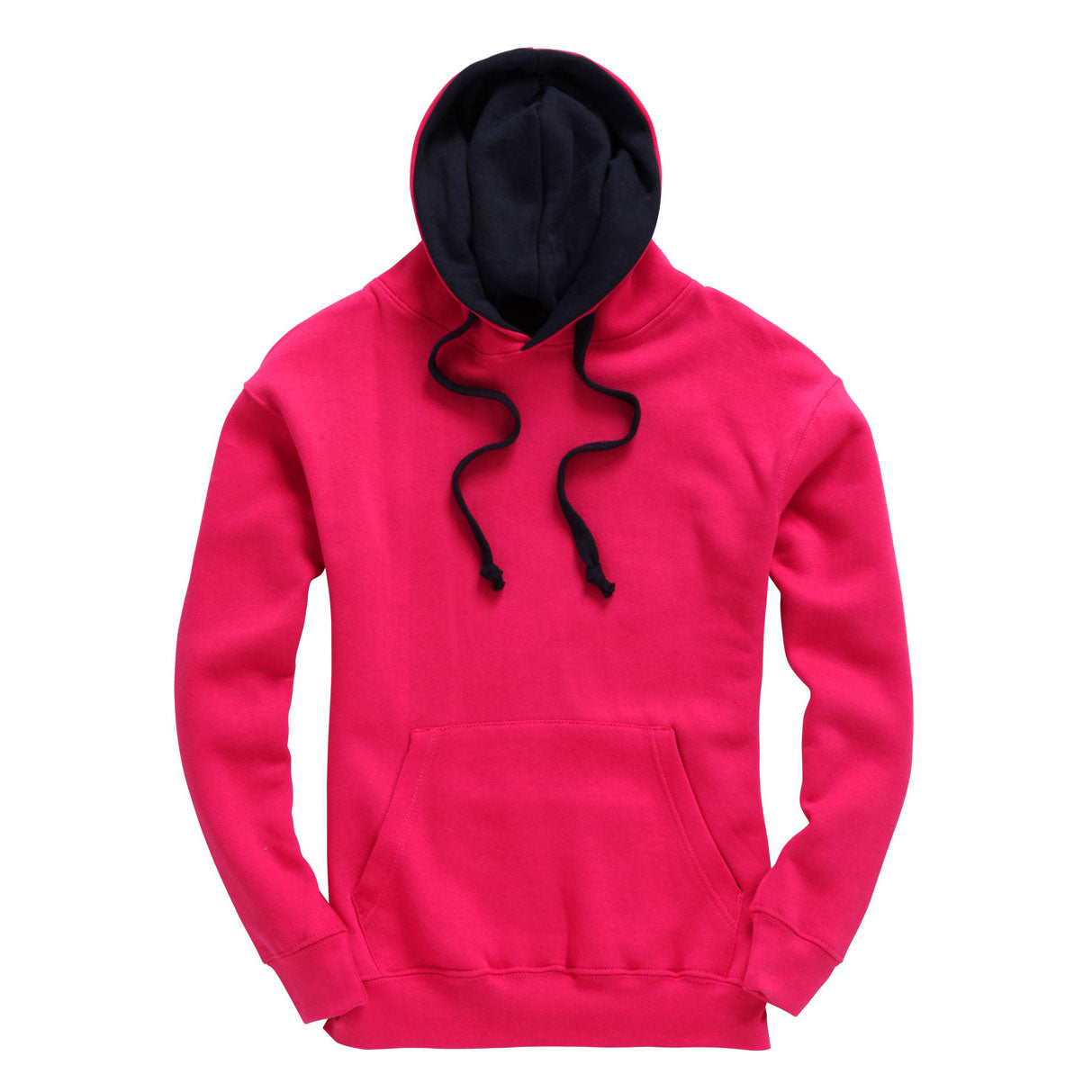 Leavers Hoodie (W73) - Black/Fuschia - Navy/Grey