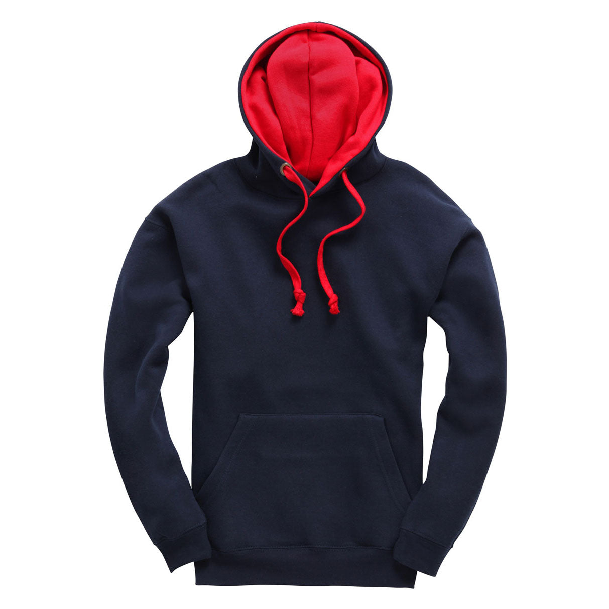 Leavers Hoodie (W73) - Navy/Powder Blue - Turquoise/Yellow