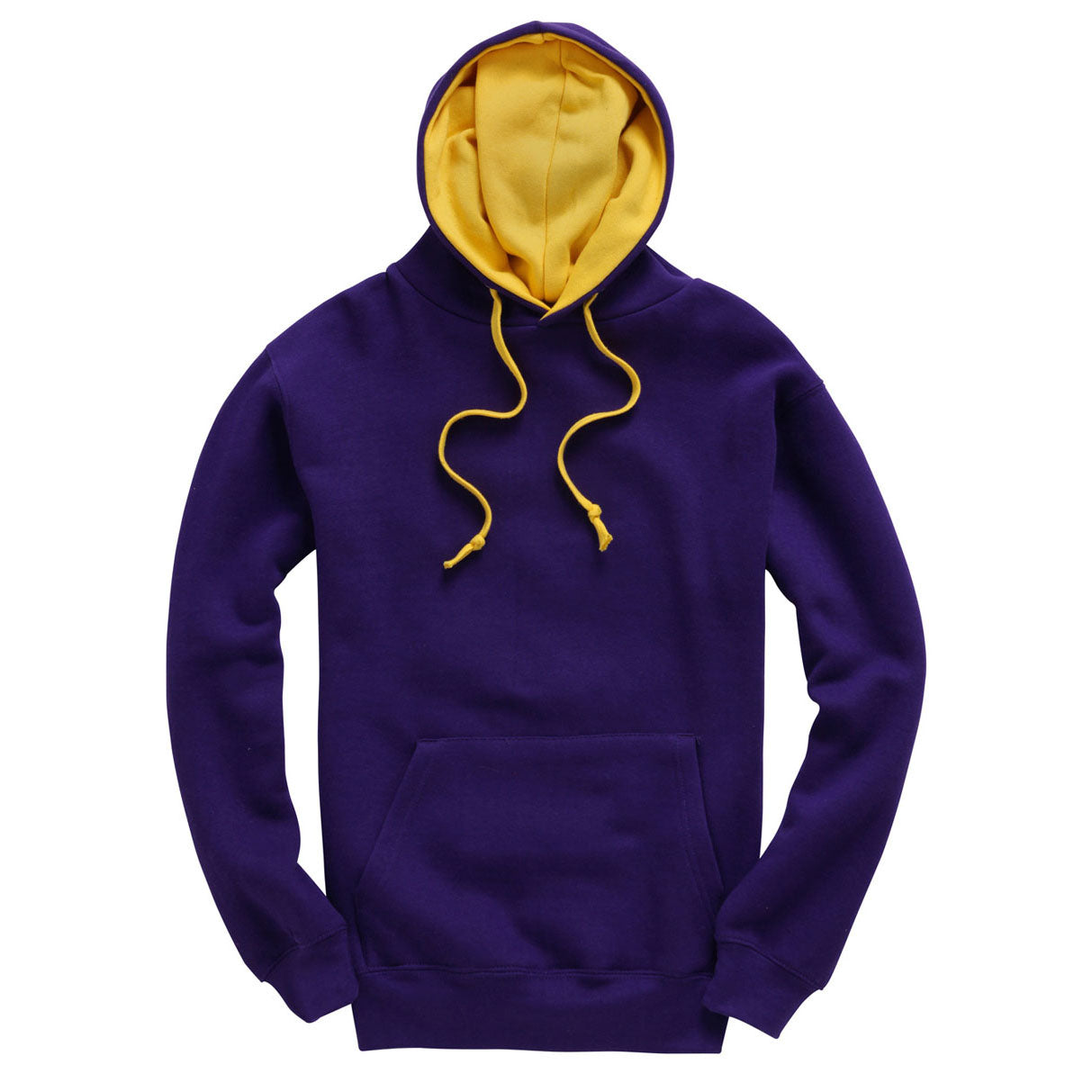 Leavers Hoodie (W73) - Navy/Powder Blue - Turquoise/Yellow