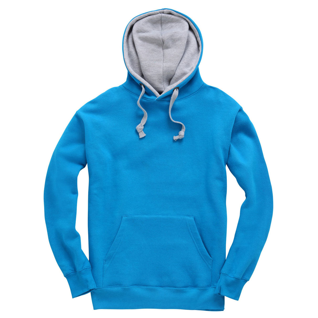 Leavers Hoodie (W73) - Navy/Powder Blue - Turquoise/Yellow