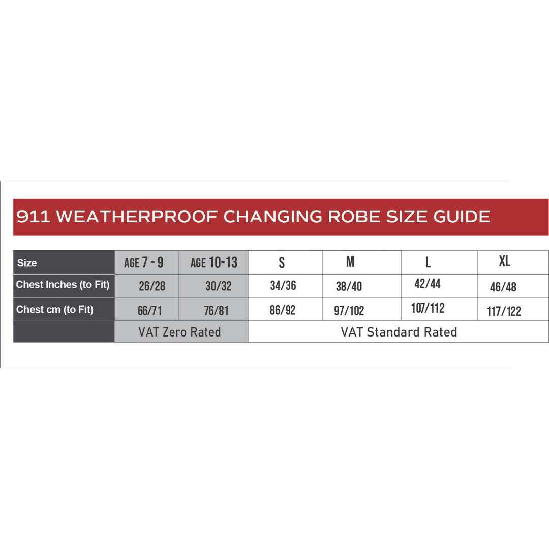 West Weatherproof Changing Robe (911)