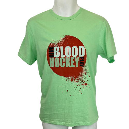 Give Blood Play Hockey Splatter Ball Tee (GD01)