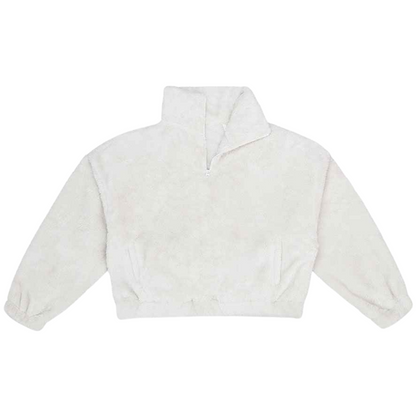 Ladies Fluffy 1/4 Zip Fleece (BH202)