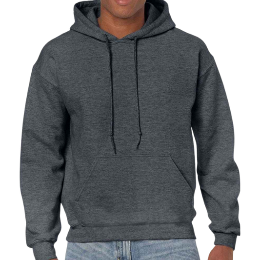 Dark Heather Leavers Hoodie (GD57)