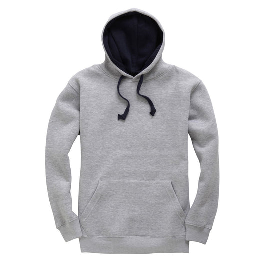 Grey/Navy Leavers Hoodie (W73)