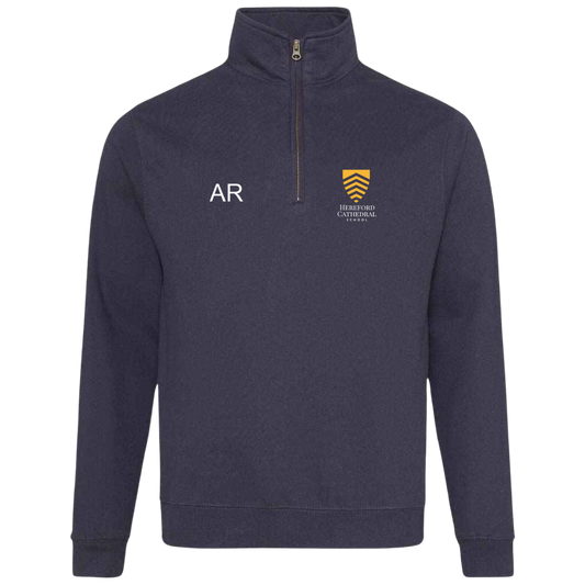 Hereford Cathedral School U18 Nationals 1/4 Zip (JH046)