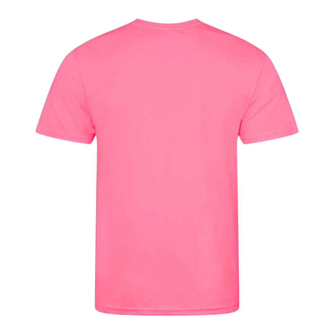 Pink t shirt back best sale