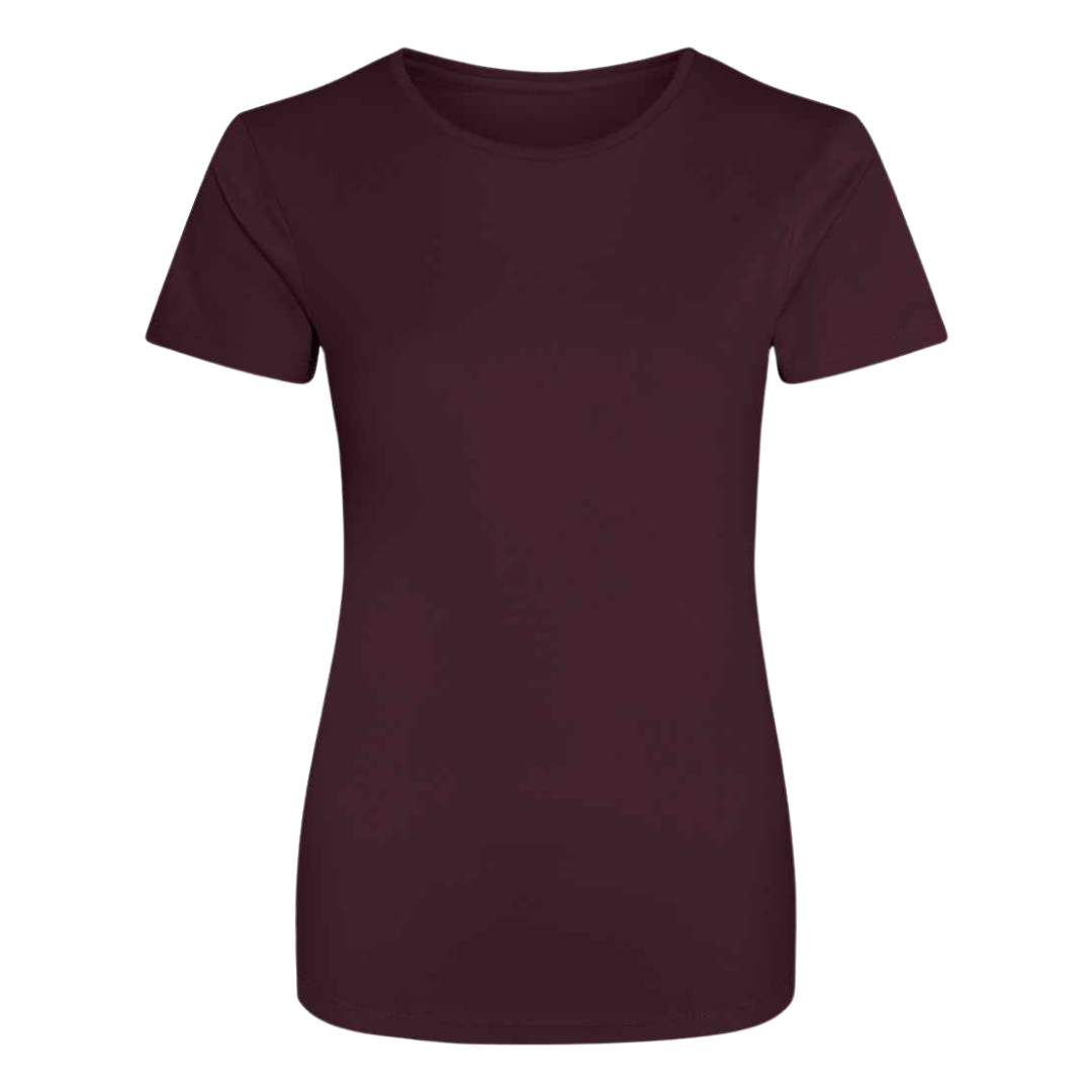 Lightweight Burgundy T-Shirt - Women's Fit (JC005)