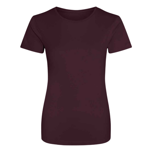 Lightweight Burgundy T-Shirt - Women's Fit (JC005)