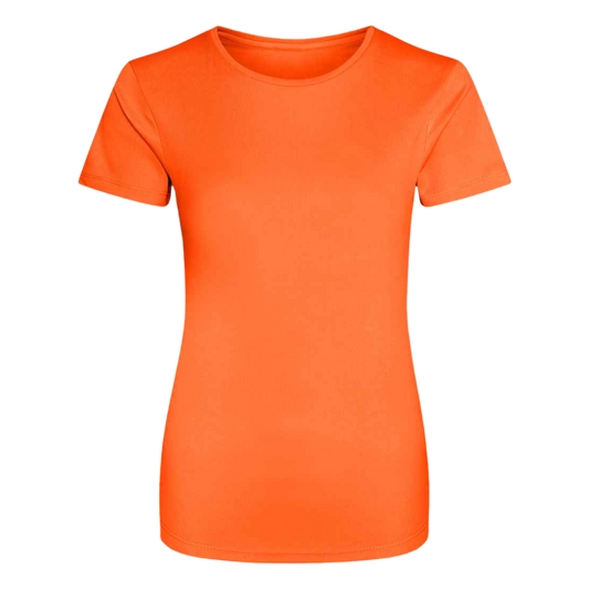 Lightweight Electric Orange T-Shirt - Women's Fit (JC005)