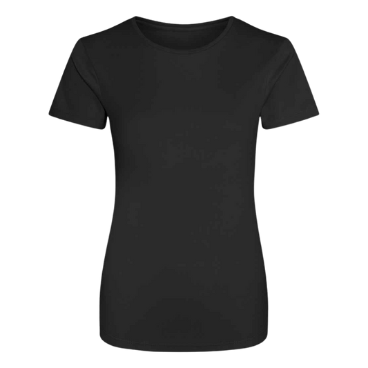 Lightweight Jet Black T-Shirt - Women's Fit (JC005)