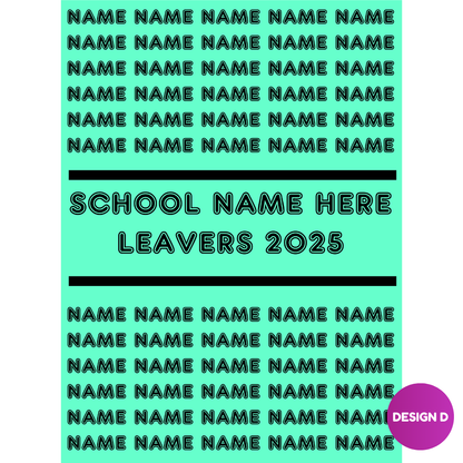 Leavers Hoodies (W72) Colours Turquoise - Wine Melange