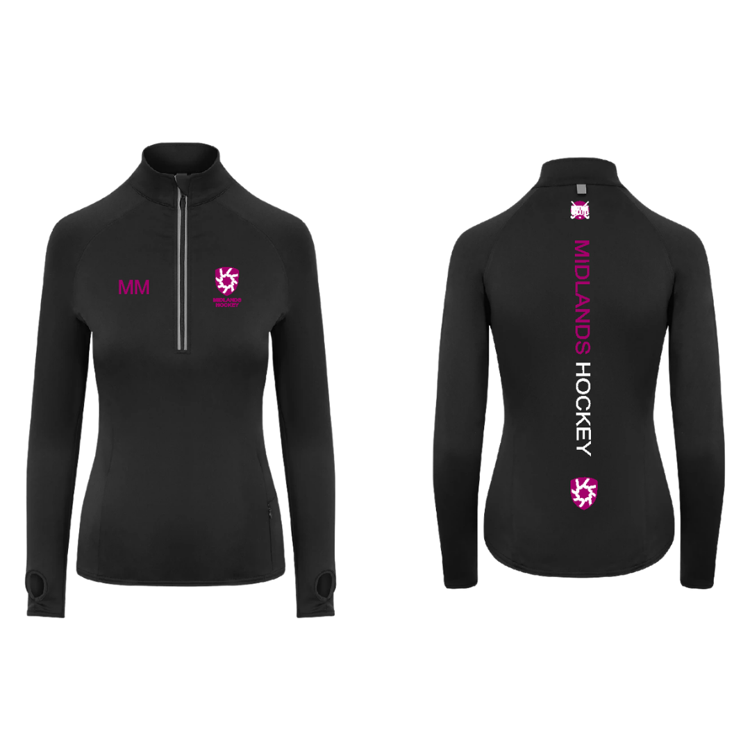 Midlands 1/4 Zip Mid FEMALE (JC035)