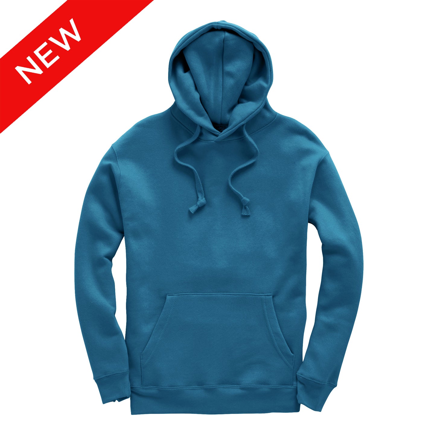 Ocean Blue Melange Leavers Hoodie (W72)