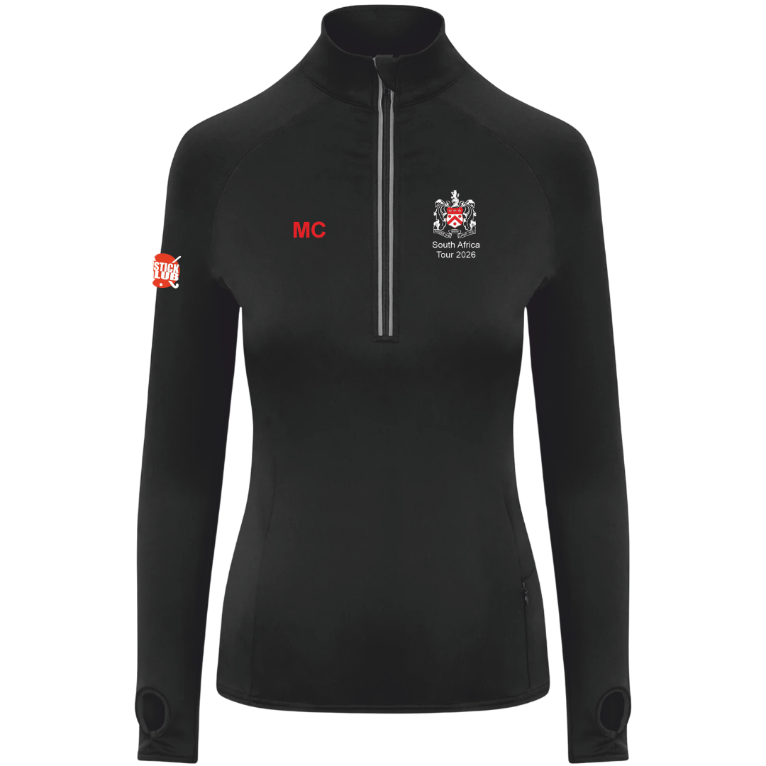 Pates Grammar School 1/4 Zip Mid FEMALE (JC035)