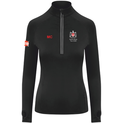 Pates Grammar School 1/4 Zip Mid FEMALE (JC035)