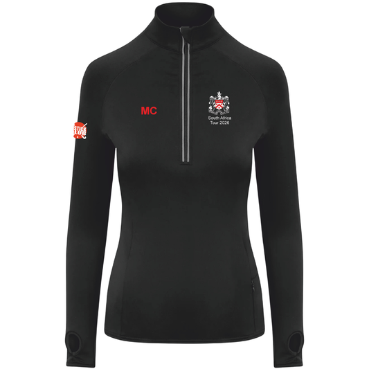 Pates Grammar School 1/4 Zip Mid FEMALE (JC035)