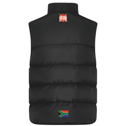 Pates Grammar School Chevron Puffer Gilet (993)