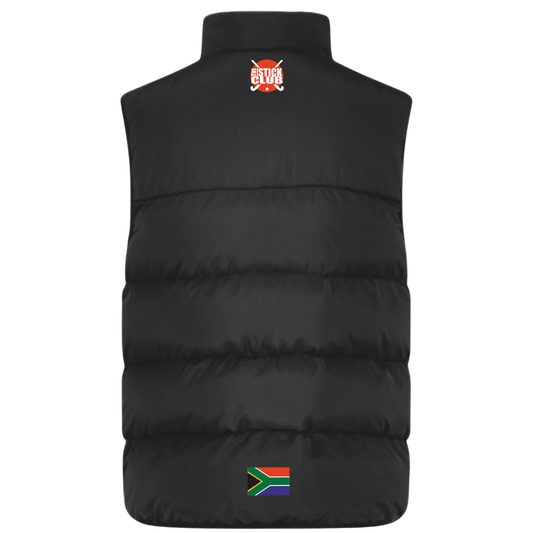 Pates Grammar School Chevron Puffer Gilet (993)