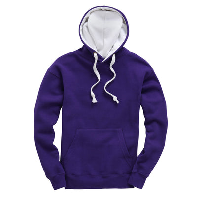 Purple/White Leavers Hoodie (W73)