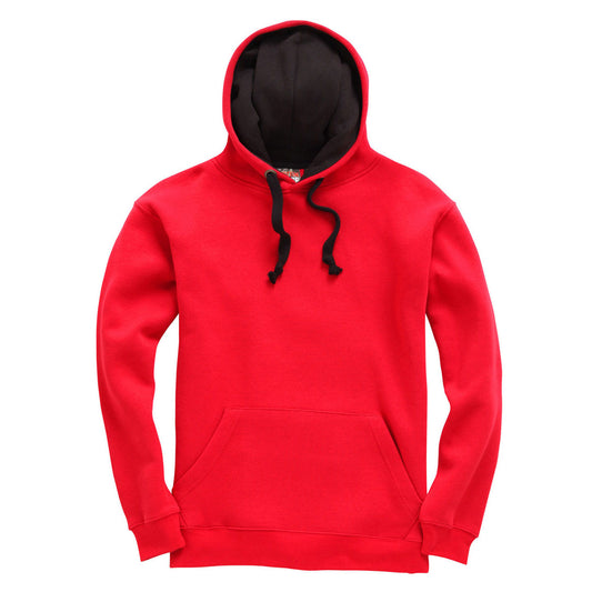 Red/Black Leavers Hoodie (W73)