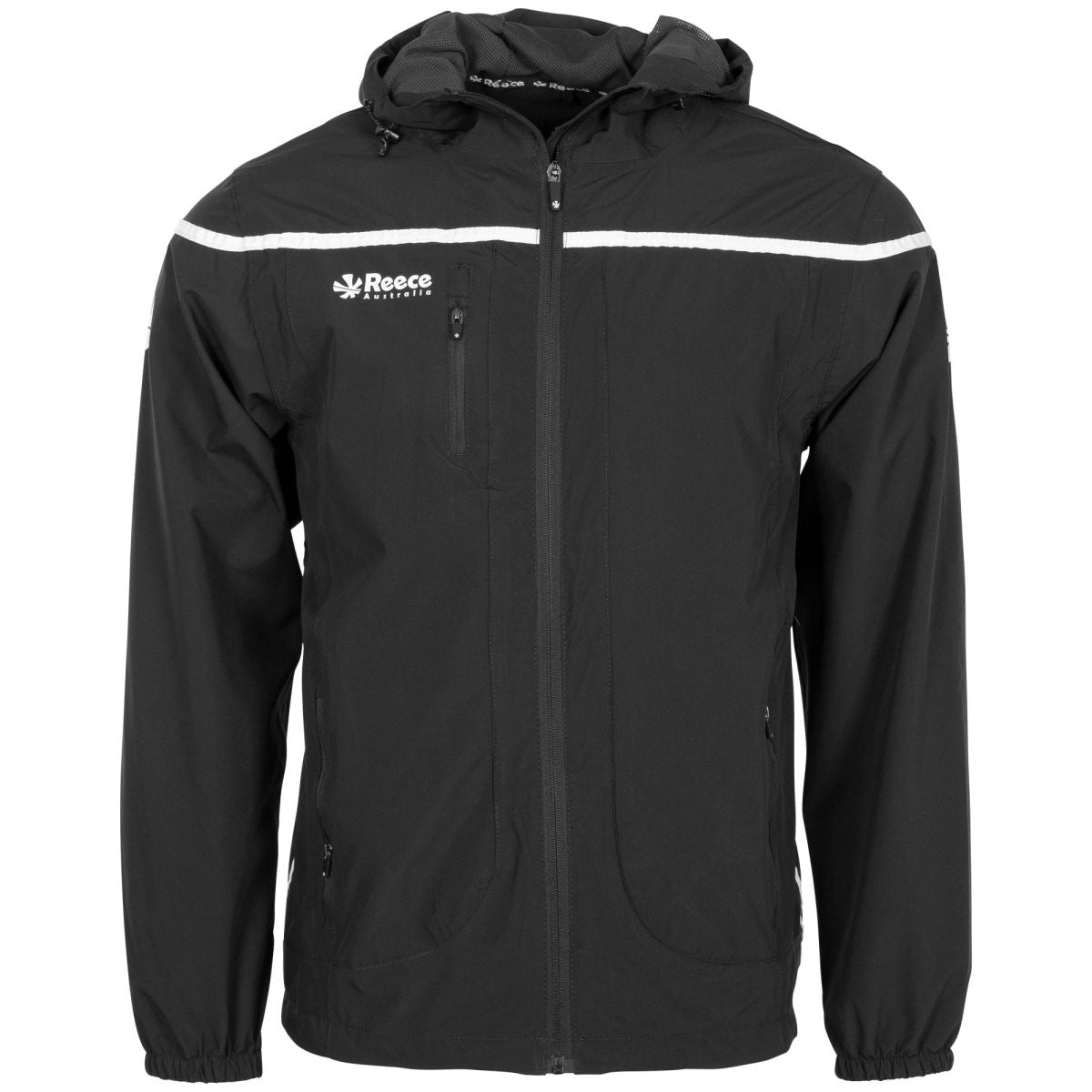 Reece Varsity Breathable Jacket Unisex - Black