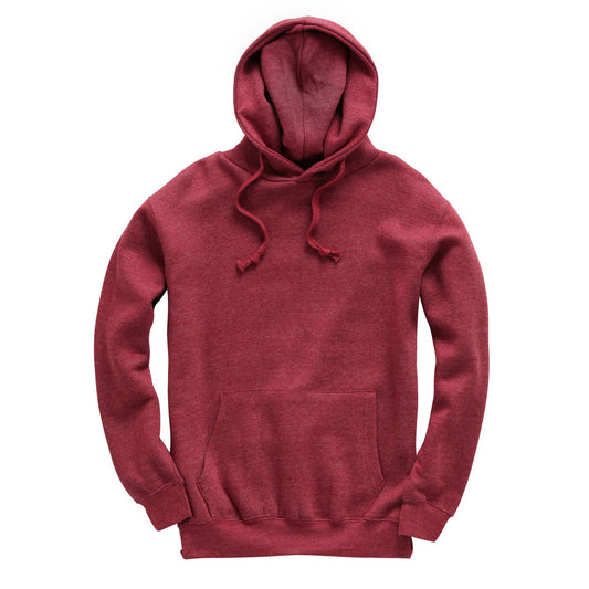 Wine Melange Leavers Hoodie (W72)