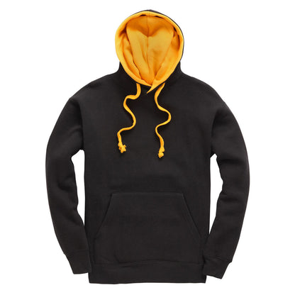 Black/Gold Leavers Hoodie (W73)